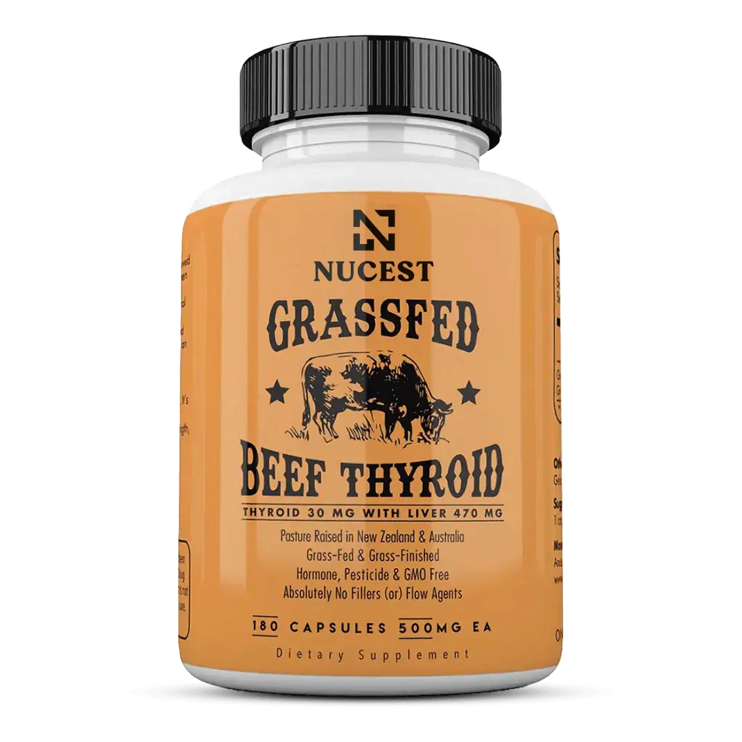 NUCEST Grass Fed Beef Thyroid
