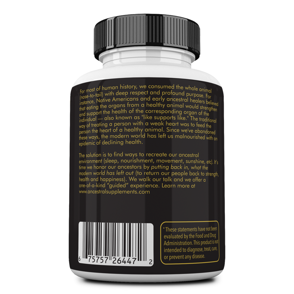 MOFO: Male Optimization Formula with Grass Fed Beef Organs