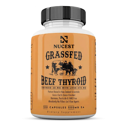 NUCEST Grass Fed Beef Thyroid