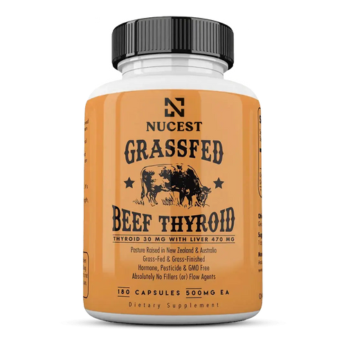 NUCEST Grass Fed Beef Thyroid